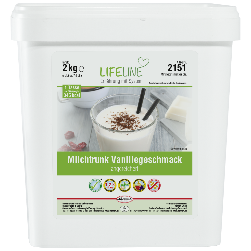 LifeLine Milchtrunk Vanillegeschmack angereichert 2151