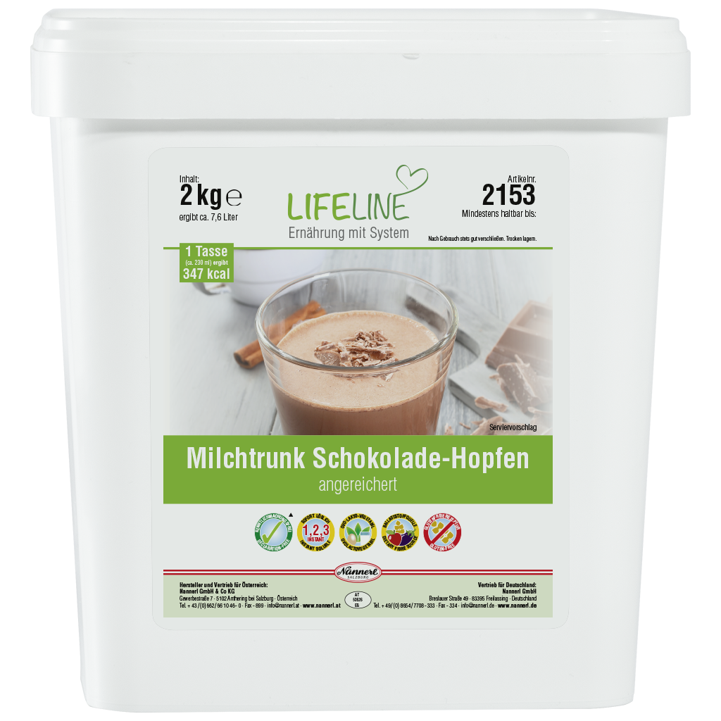 LifeLine Milchtrunk Schokolade Hopfen angereichert 2153