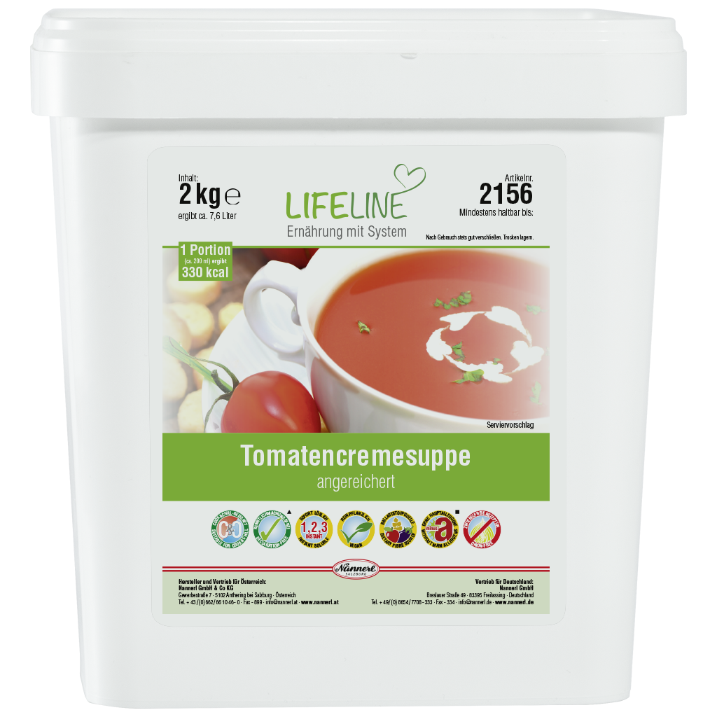 LifeLine Tomatencremesuppe angereichert 2156
