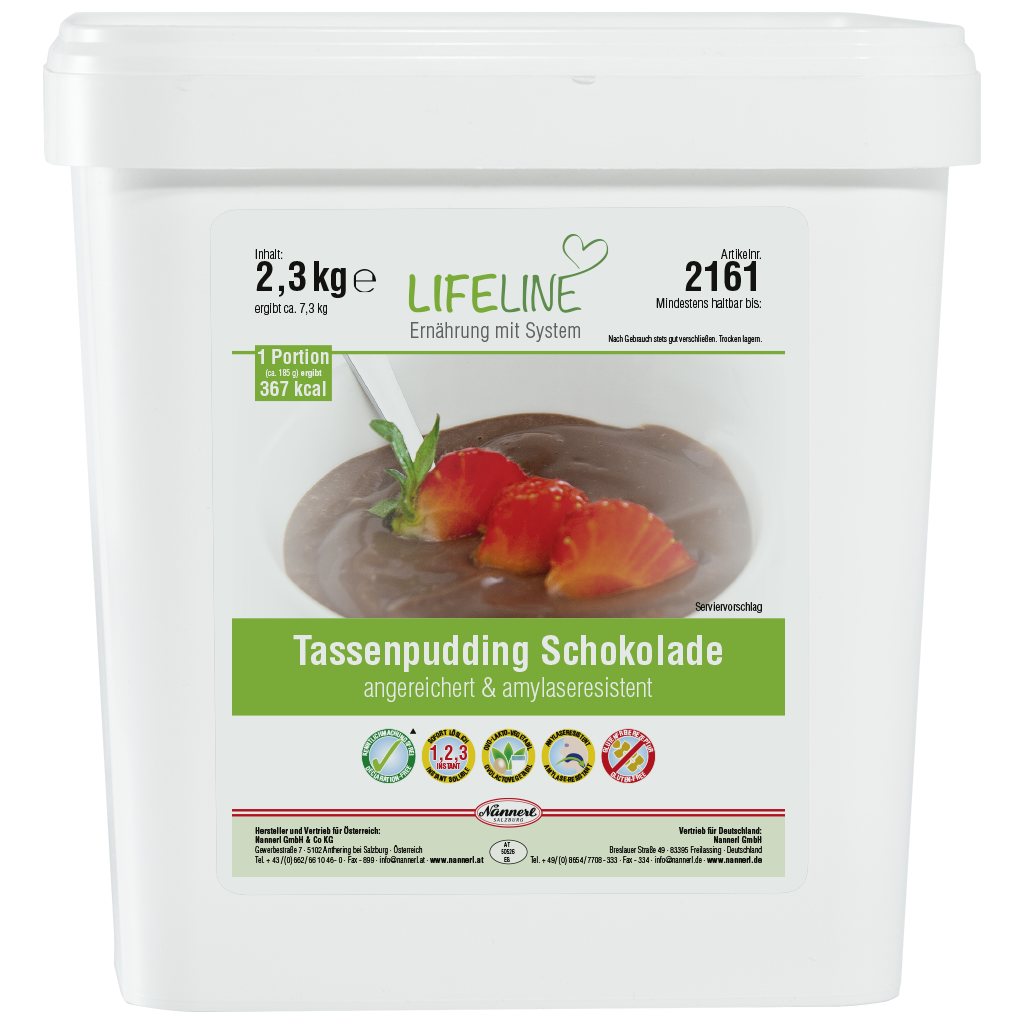 LifeLine Tassenpudding Schokolade angereichert 2161